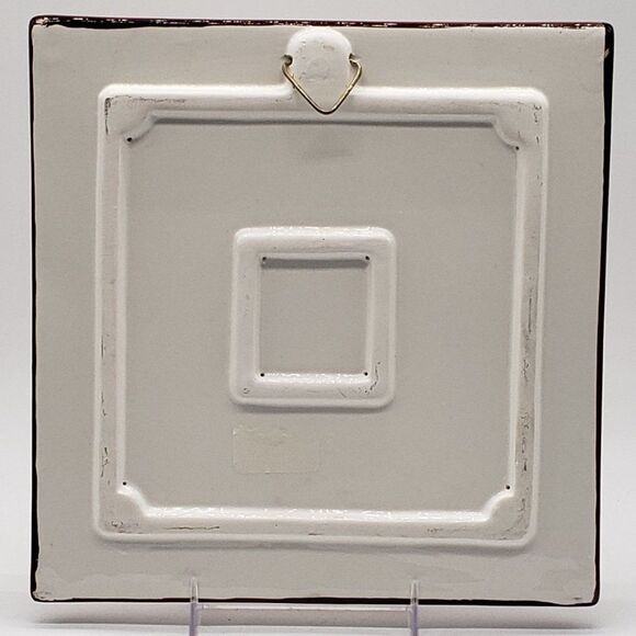 Fall Harvest 3D Orange Pumpkins Red Green Leaves Ceramic Tile Trivet Wall Decor - Picture 8 of 12